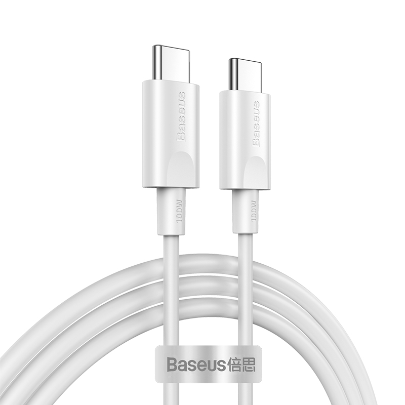 Baseus Xiaobai series fast charging Cable Type-C 100W 1.5m White