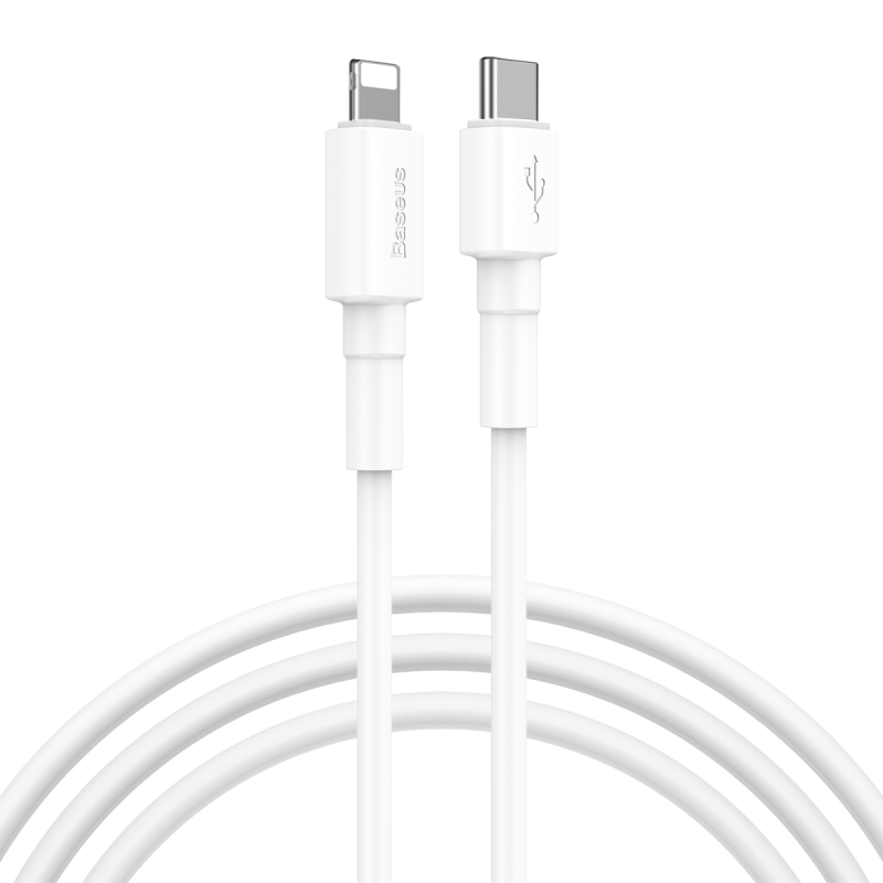 Baseus Mini White Cable Type-C to iP PD 20W 1m White