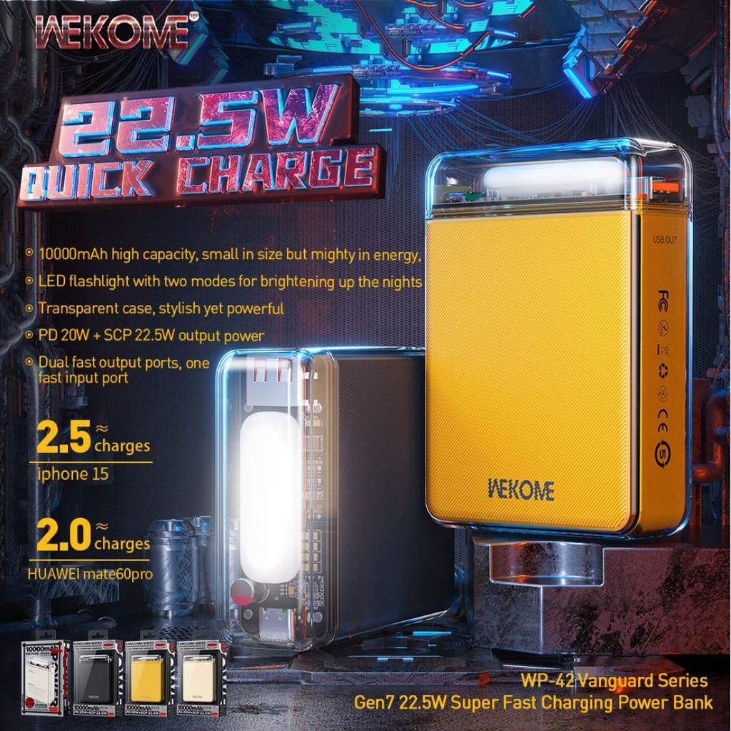 WEKOME WP-42 SuperFast PowerBank
