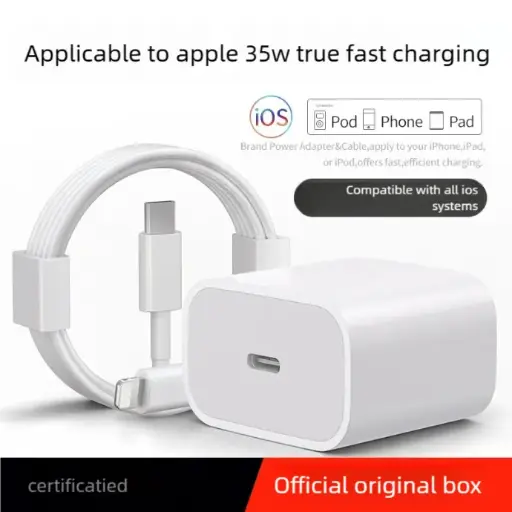 For Apple 35W super fast charging PD30W charger iphone14/16promax with 1m fast charging cable 20W.