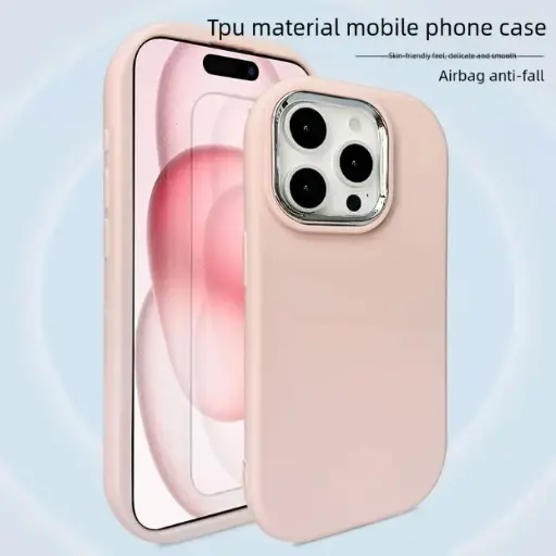 Cute couple mobile phone case 14-16 Pro MAX soft shell mobile phone case