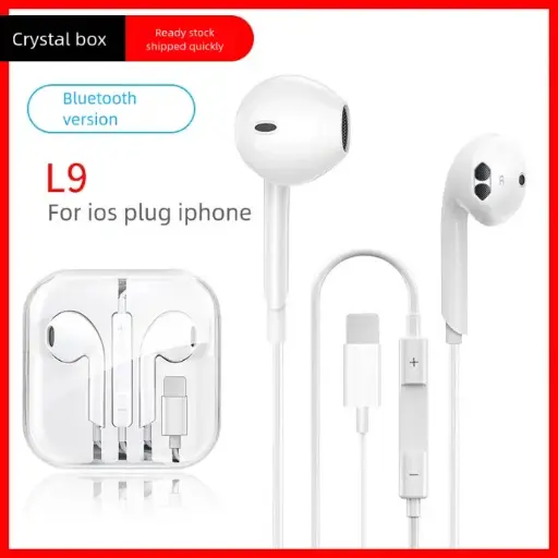 Apple  direct plug wired earphones type-c digital in-ear crystal box earphones