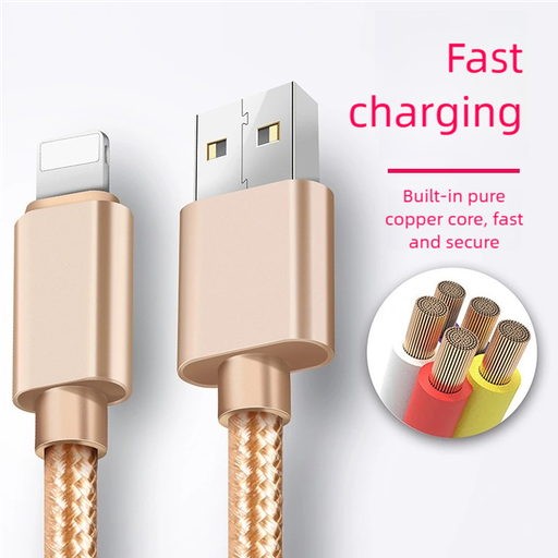 USB-IPhone cable nylon braided fast charging X mobile phone universal iPhone charging 